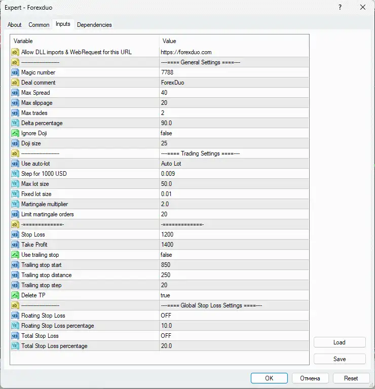 Forexduo EA MT4-Preview-2 Forexduo EA MT4-Preview-2