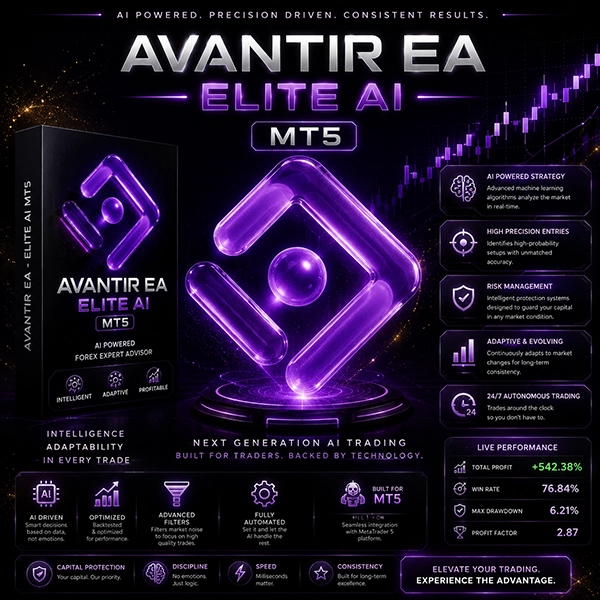 Avantir EA-ELITE AI MT5-Logo Avantir EA-ELITE AI MT5-Logo