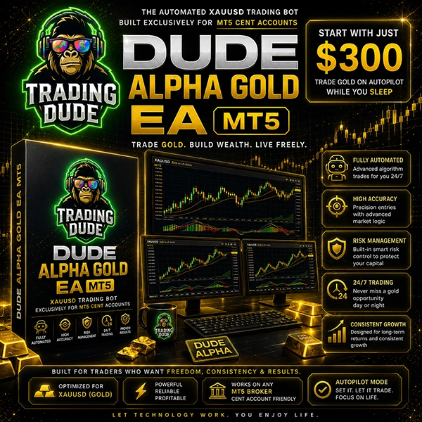 Dude Alpha Gold EA MT5-Logo