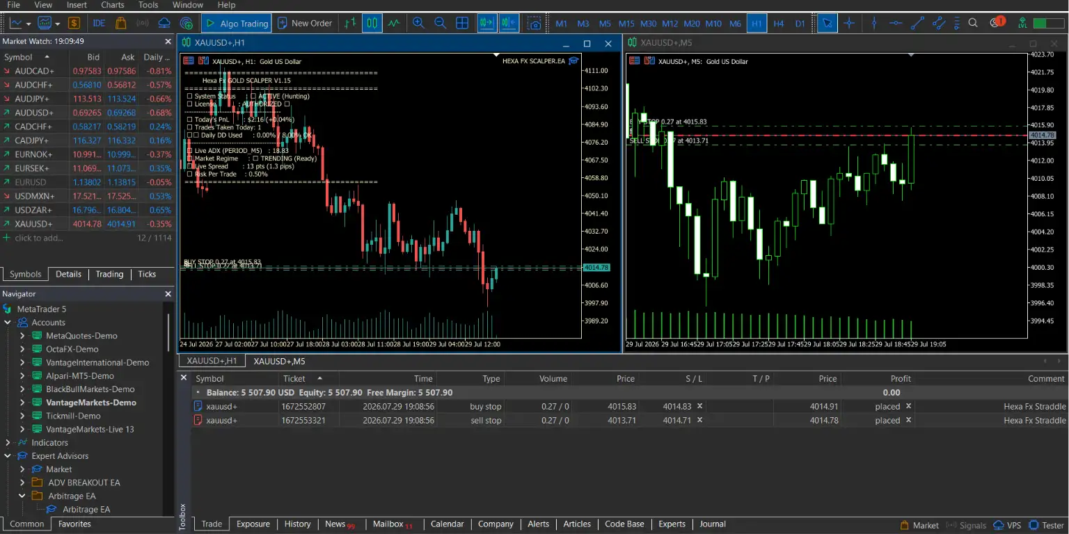 HEXA FX Scalper EA MT5.-Preview-1 HEXA FX Scalper EA MT5.-Preview-1